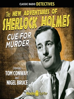 cover image of Sherlock Holmes: Cue for Murder